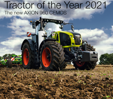 CLAAS AXION 960 CEMOS Sustainable TOTY 2021